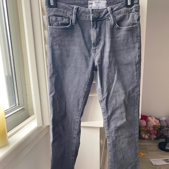 Free People Gray Jeans - Picture 1 of 2